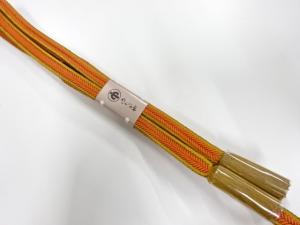 未使用品　正絹　撚り房　手組帯締め